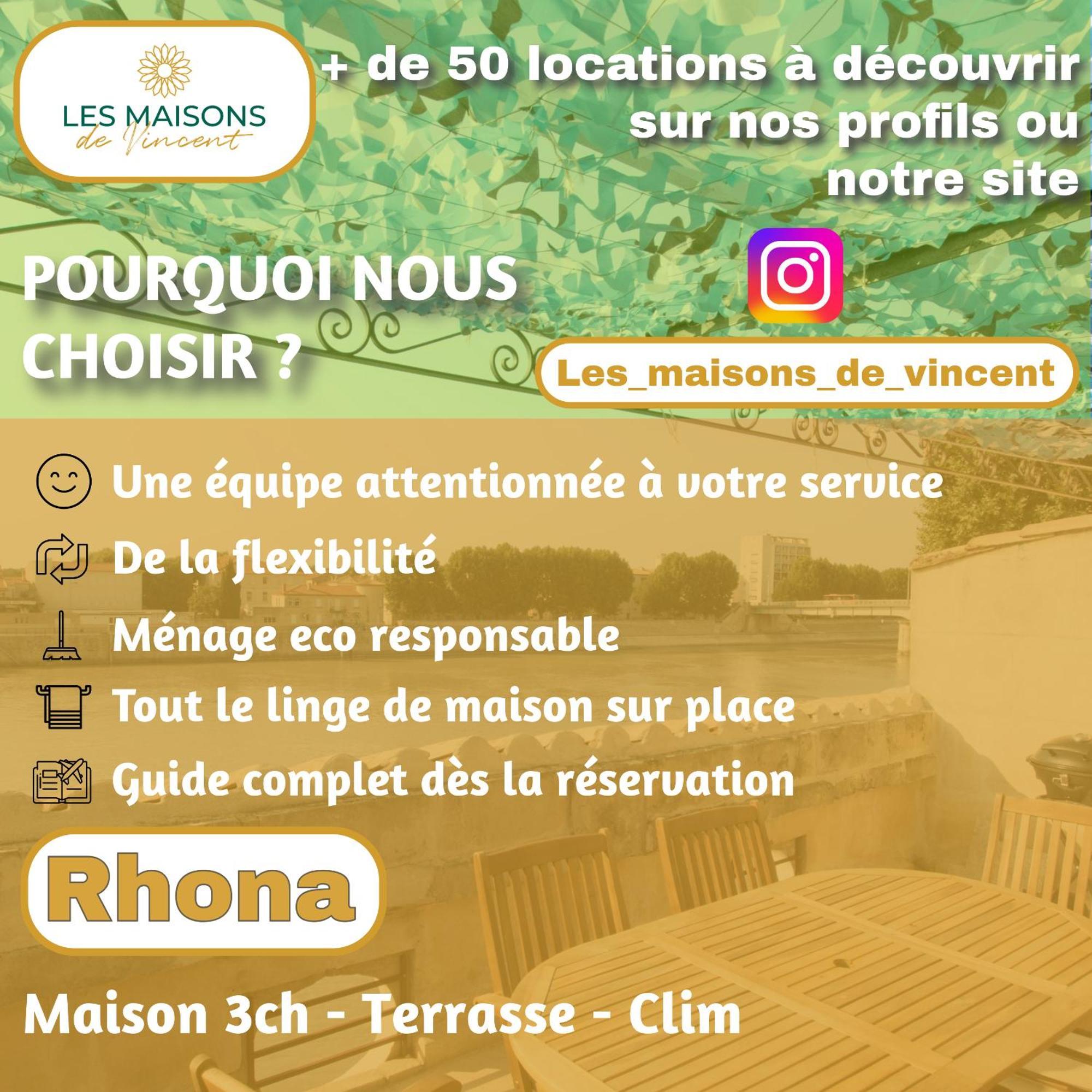 Holiday home Rhona, Terrasse Vue Sur Le Rhone